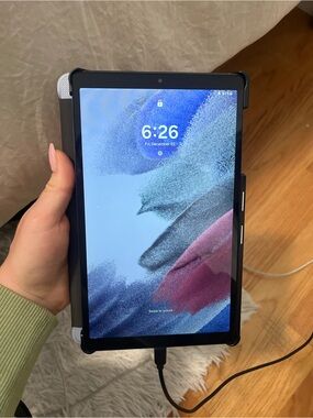 Black Samsung Tablet A7 Lite